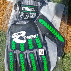 Impact Resistant Work Gloves Size M T-REX 