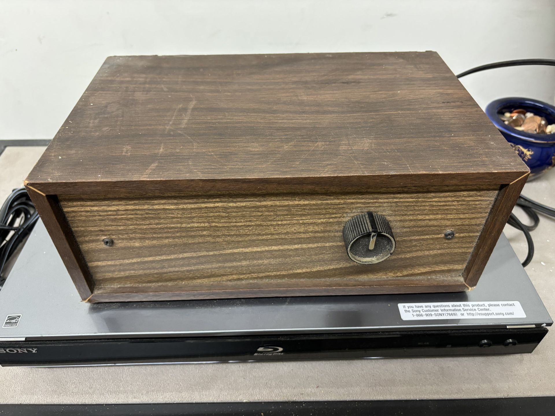 Old school Vintage ON Tv Control Box