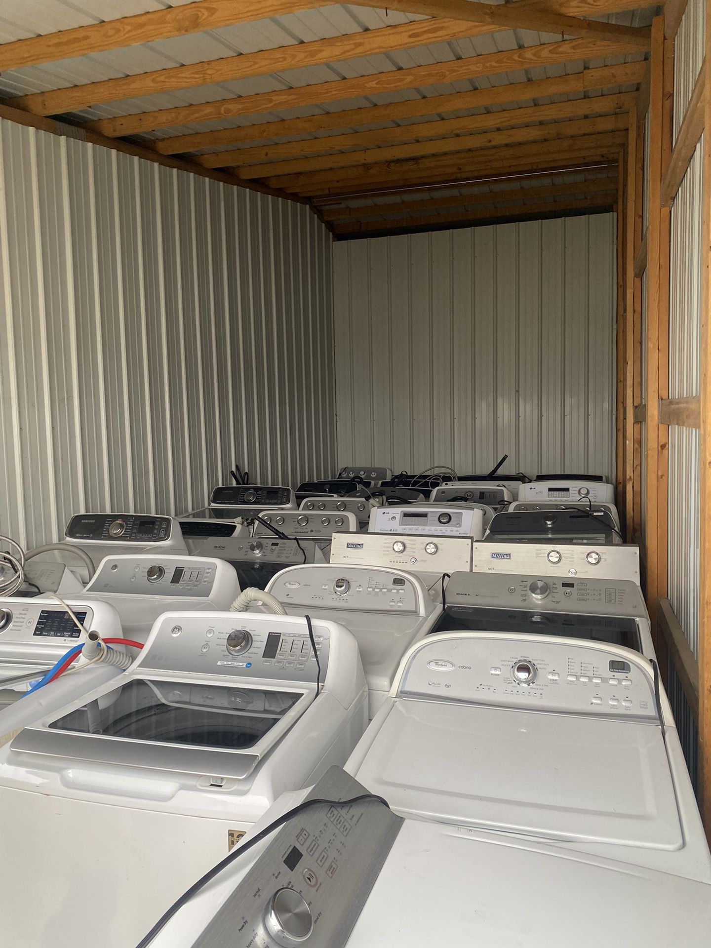 Washers and dryers 