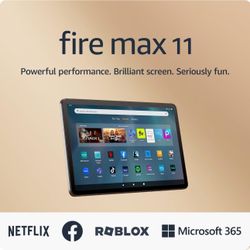 Amazon Fire Max 11 tablet With Case 