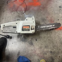 Craftsman 14” Electric  Chainsaw