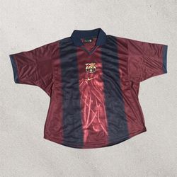 Brand New - Travis Scott × Nike x FC Barcelona Retro Home Skeleton Jersey -Large