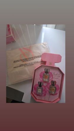 Victoria Secret perfume and tote bag