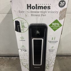 New 30” Extreme Breeze High Velocity Oscillating Tower Fan with Remote