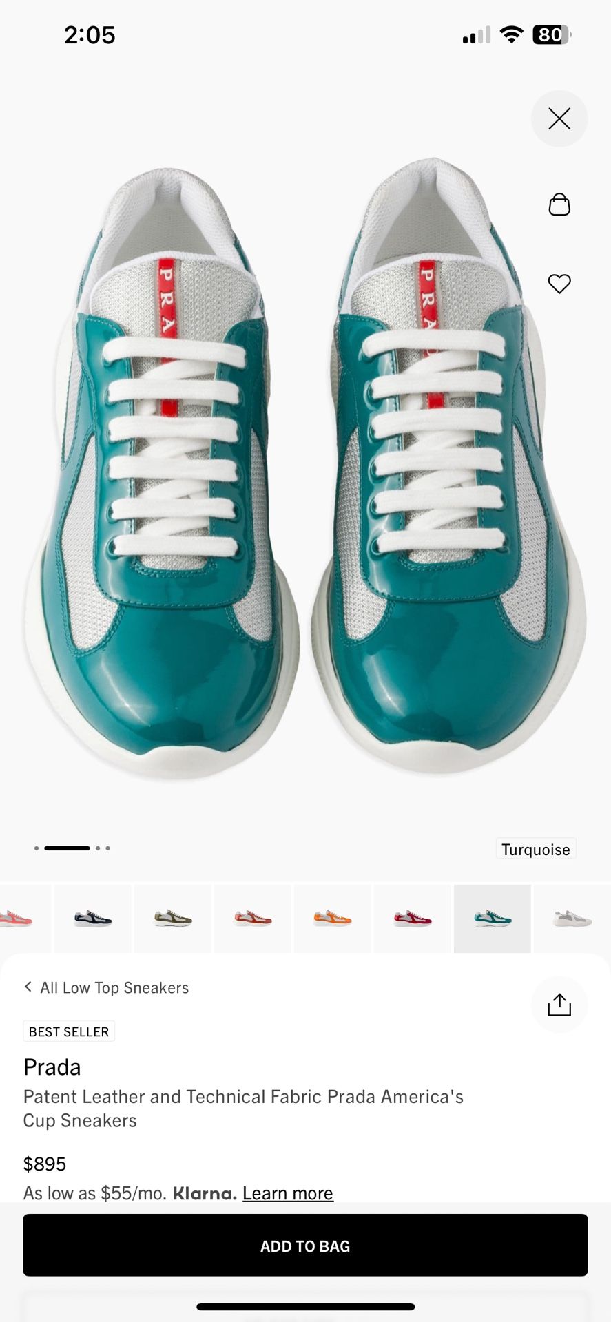 Prada America’s Cup (Turquoise)