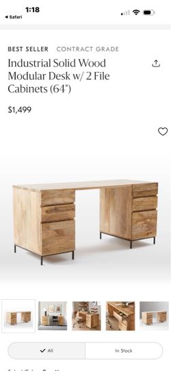 West Elm industrial office furniture