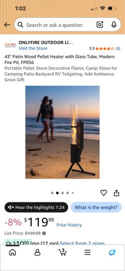 Heavy duty outdoor wood pellet heater