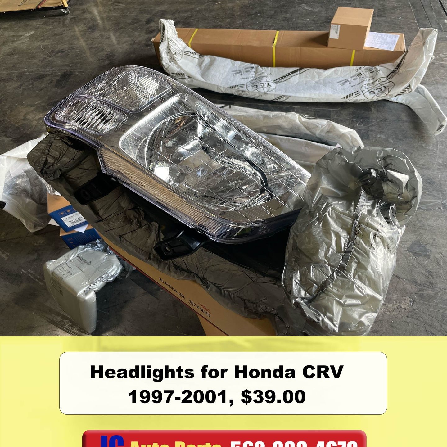Headlights for Honda CRV 1997 1998 1999 2000 2001