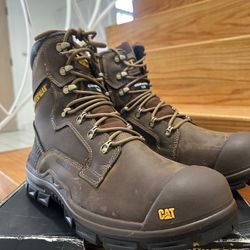 Work Boots// Caterpillar// Waterproof// Size (11.5) Only 