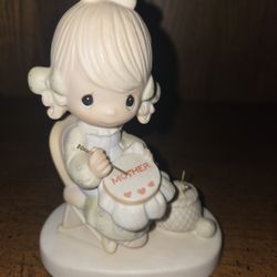 Precious Momemts Mother Sew Dear Figurine