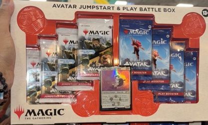 Magic The Gathering Avatar Jumpstart & Play Battle Box 8 Packs NIB