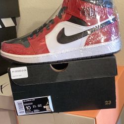 Air Jordan 1 Mid Chicago Toe Men Size 10