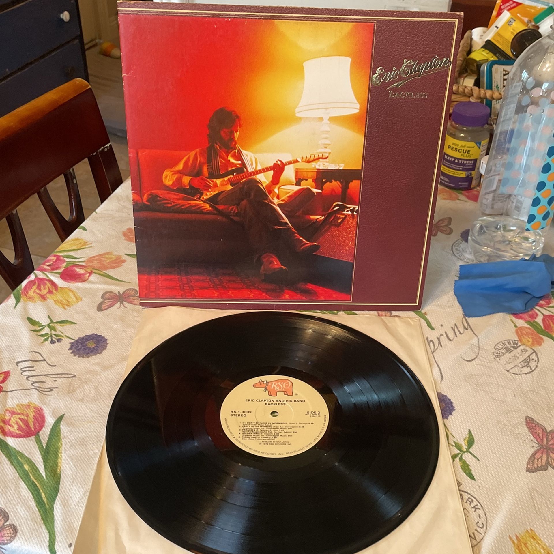 Eric Clapton- Backless! Vinyl Album.