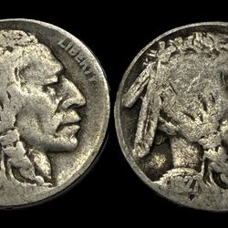 Two Denver Mint Buffalo Nickels with Low Mintages