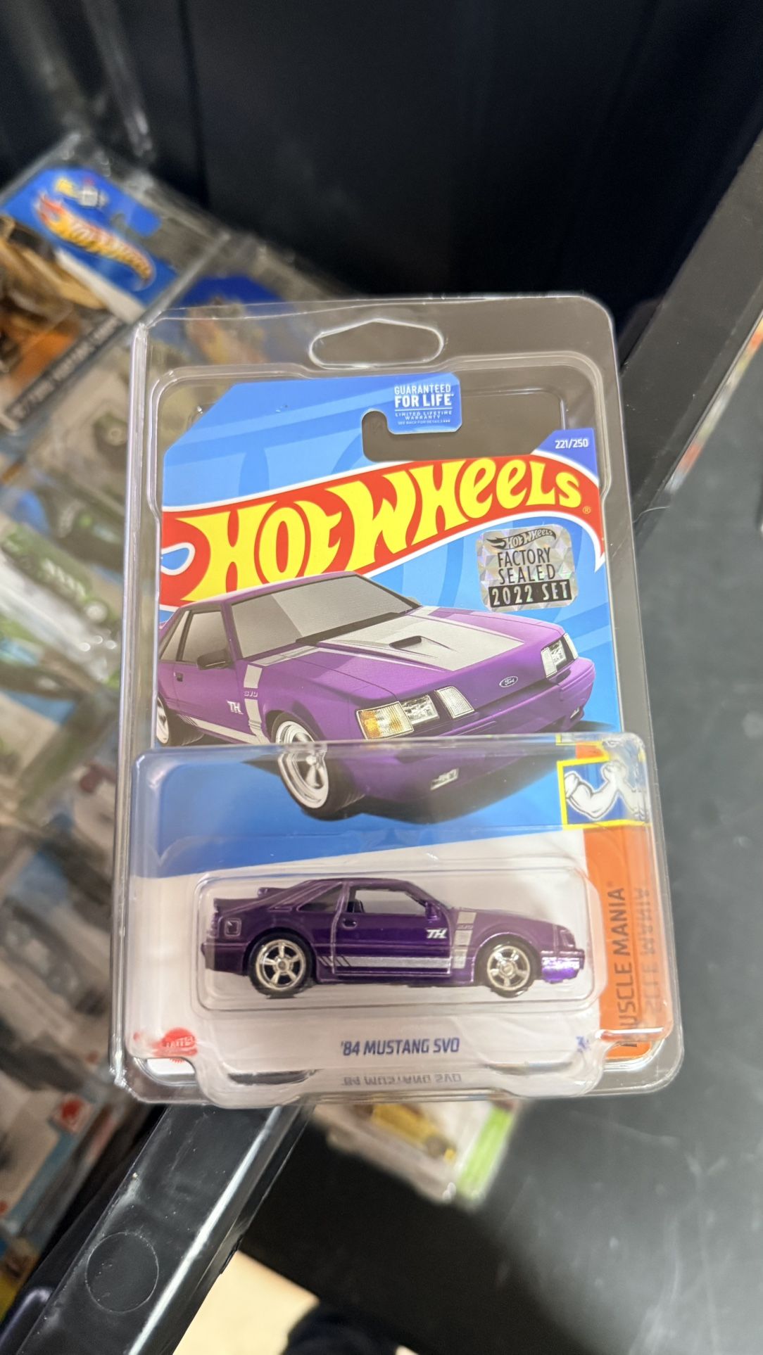 Hot Wheel Super Treasure Hunt 84 Mustang SVD Factory Sealed