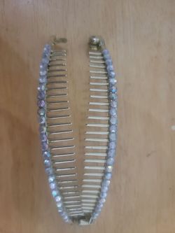 Crystal Rhinestone Hair Comb Clips