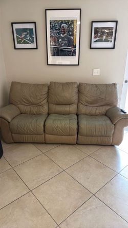 FREE Real leather couch