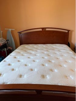 CalKing Bed Mattress, Headboard and Footboard