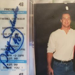 COWBOYS Great #48 DARRYL JOHNSON Ticket