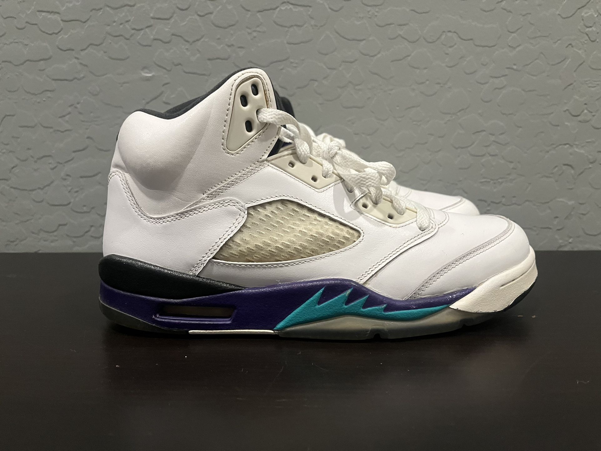 Nike Air Jordan Retro 5 White/Purple “Grapes”