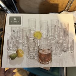 Gibson 16 Pc Glass Set