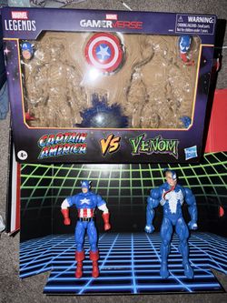 Marvel Legends Game Verse Captain America Vs Venom 