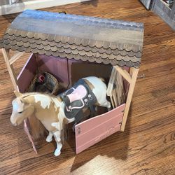 Our Generation Saddle Up Stables Horse Barn 