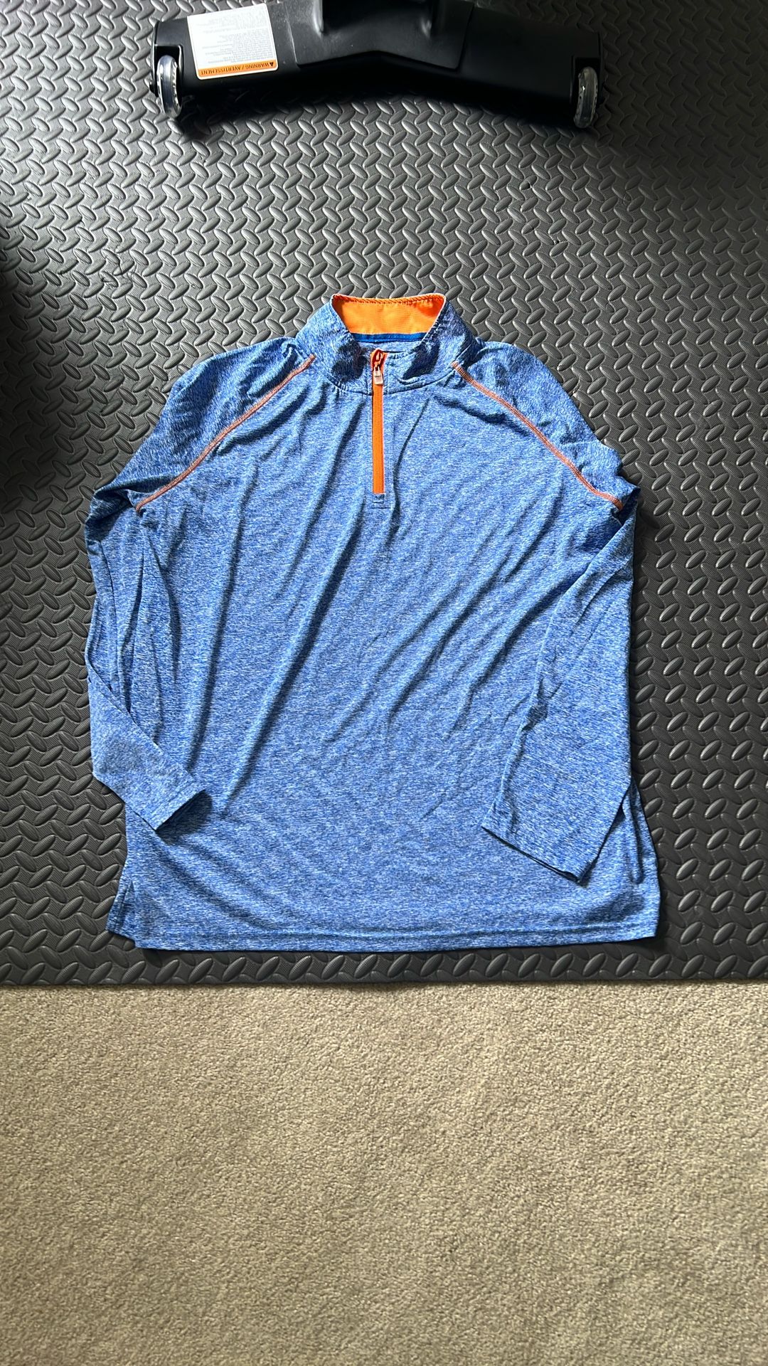 The Weather Co. 1/4-Zip Long Sleeve Lightweight Pullover Golf Shirt, L Large