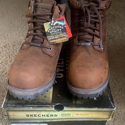 New- Skechers Utility Work Boots 