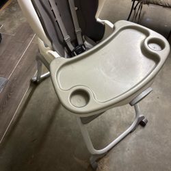 Baby High Chair with Tray and Harness