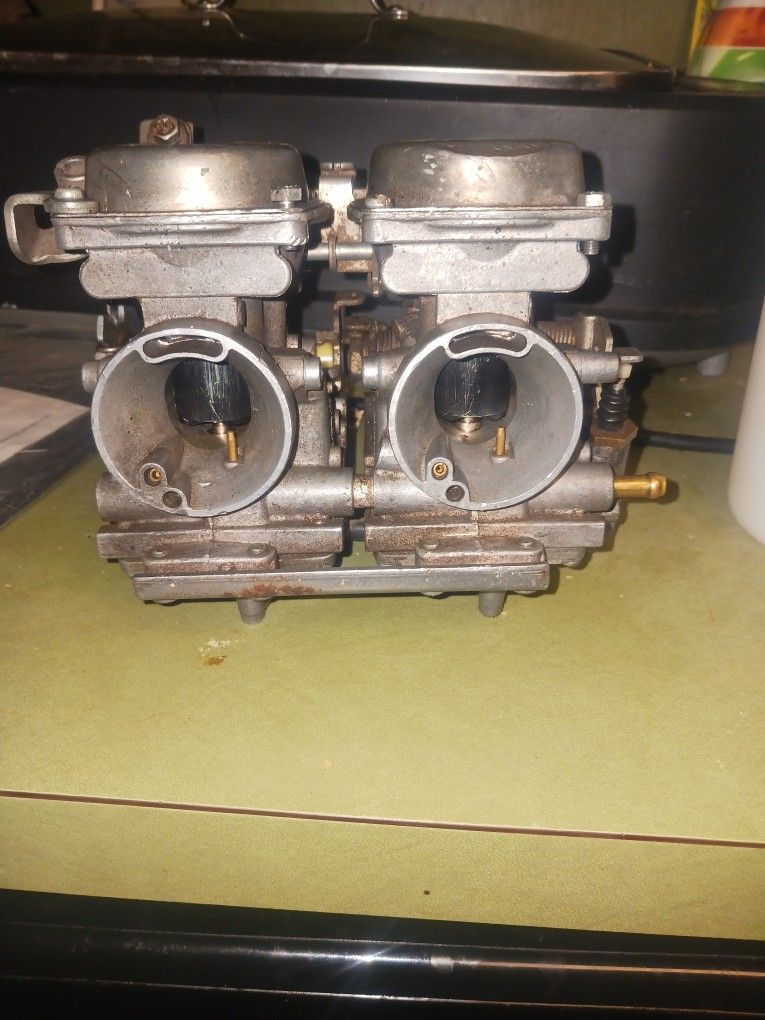 Set Of Twin Carbs.