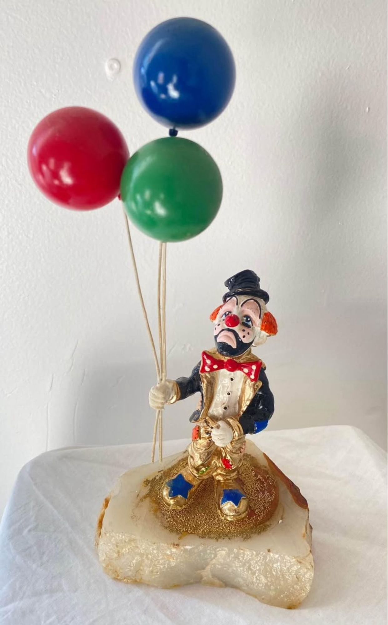 Hobo Joe W/ Balloons Clown Figurine By Ron Lee