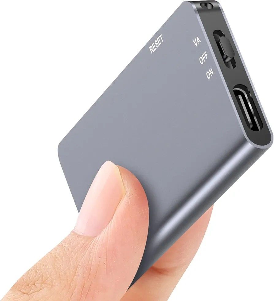 Magnetic Digital Voice Recorder - 1520Hrs Recording Storage Voice Activated Recorder with Playback Noise Reduction - Audio Recorder Device for Lecture
