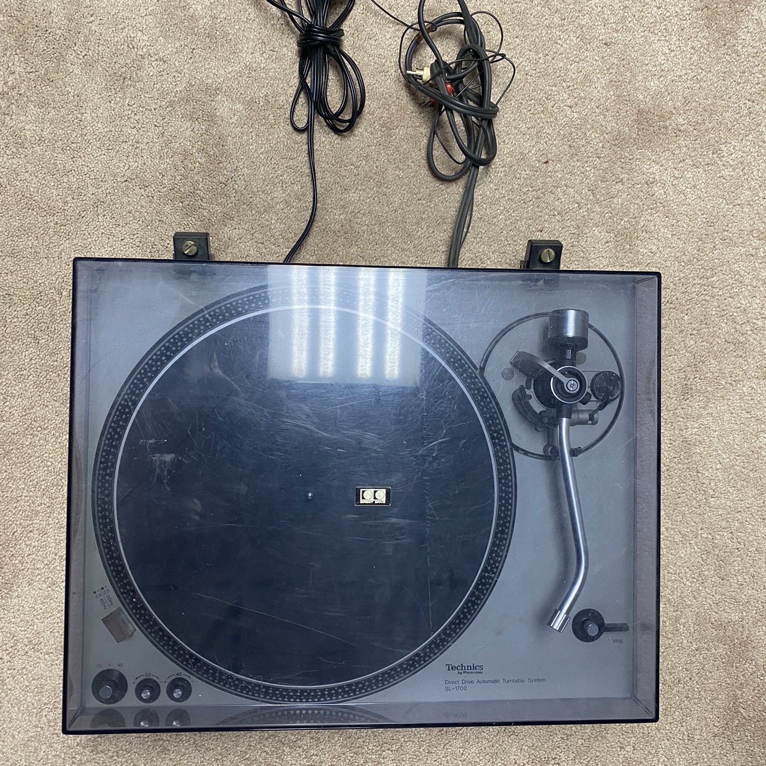 Technics テクニクス SL-1700 動作品 ターンテーブル 動作美品》TECHNICS SL-1700 ターンテーブル
