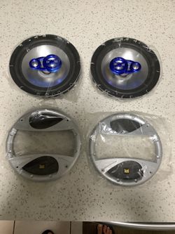 * BRAND NEW CAR SPEAKERS * DUAL  6 1/2”  3-WAY SPEAKERS .  BRAND NEW . BRAND NEW . BRAND NEW .