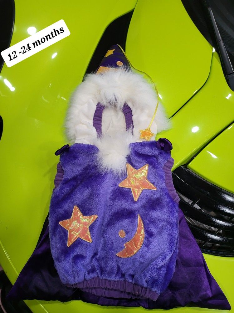 Baby Wizard Costume 12-24