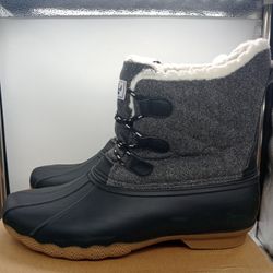 KOLILI Women Duck Boot Fur Lined Waterproof Insulated Winter size 8