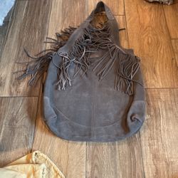 UGG Leather Fringe Purse 