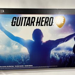 Guitar Hero Live PS3 Bundle For PlayStation 3 No Dongle Tested