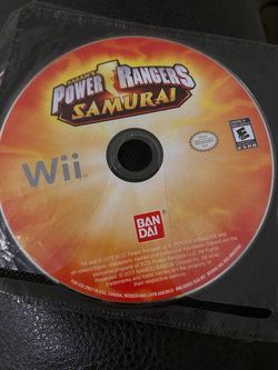 power rangers samurai wii game (still works)