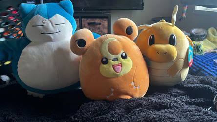 Pokémon Squishmallow Plush Set of 3