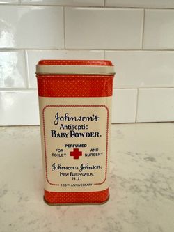 Johnson's Baby Powder 100th Anniversary Tin