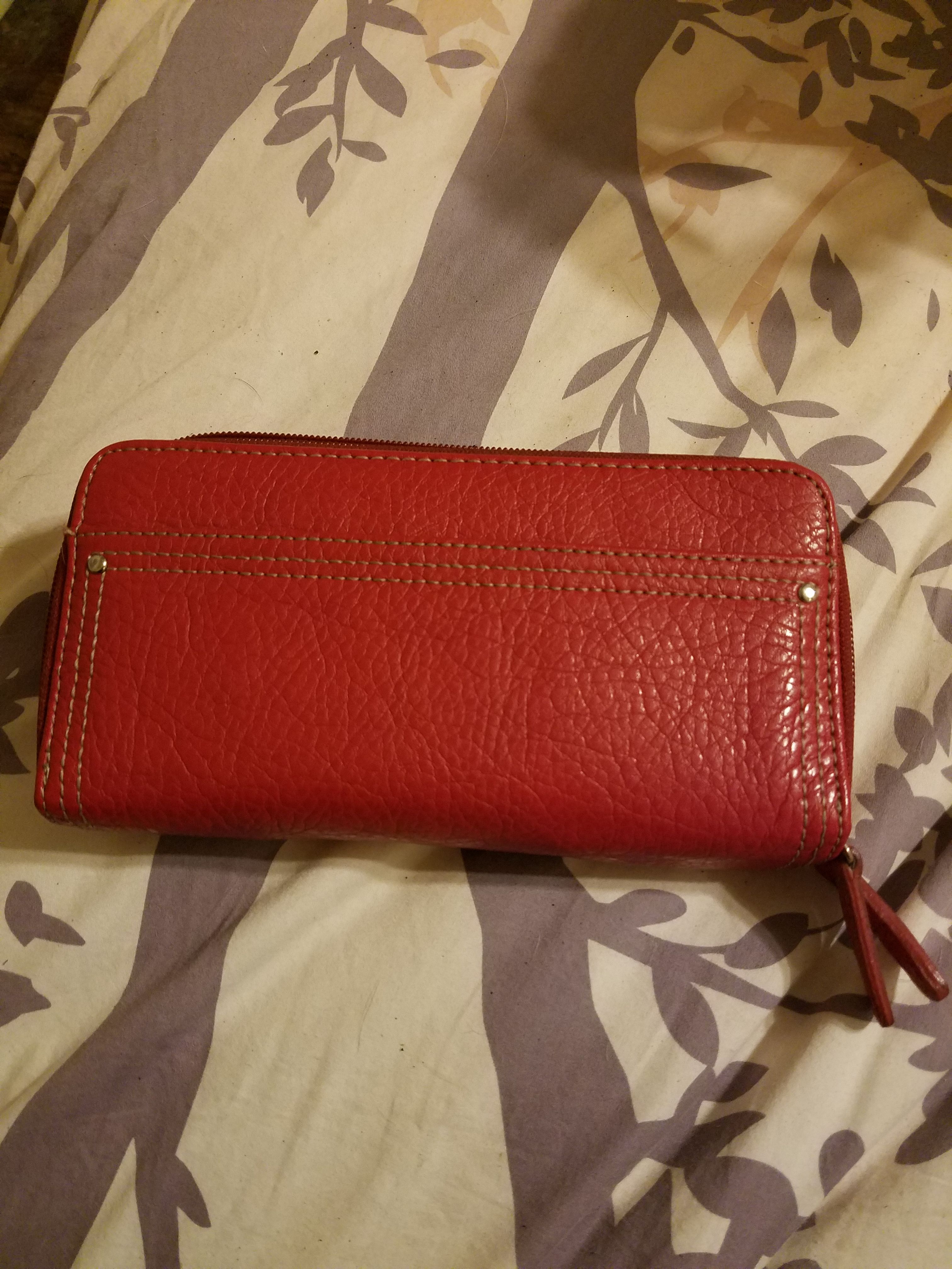 Red wallet