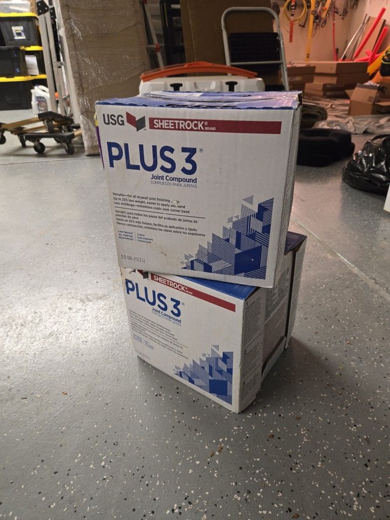 Plus 3 Sheetrock Joint Compound 2 Boxes