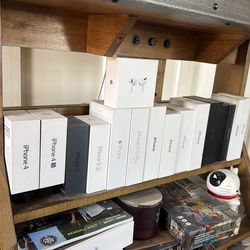 15 EMPTY iPhone boxes and more