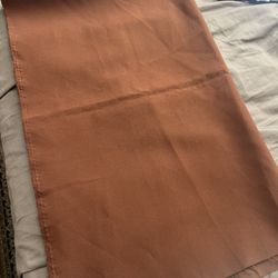 1 yd 11”x 60” width beautiful brown linen fabric good for skirts and pants 