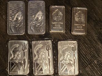Premium 10oz Silver Bars - Britannia, Scottsdale Stackers
