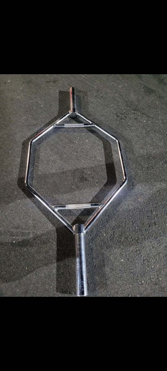 trap Deadlift Olympic Bar  n weights