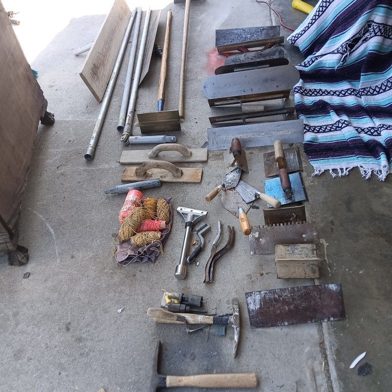 Concrete Carpenters Dream Tool Lot. Everything And Then Some...