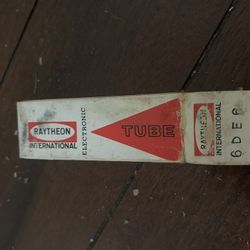RAYTHEON 6DE6 Audio Electronic Vintage Radio HAM Vacuum NOS Tubes